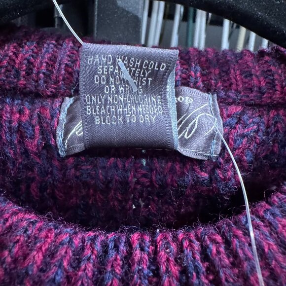 NWT VTG Lord & Taylor Wool Crewneck Preppy Holiday Christmas Sweater (Size M) - Picture 10 of 14